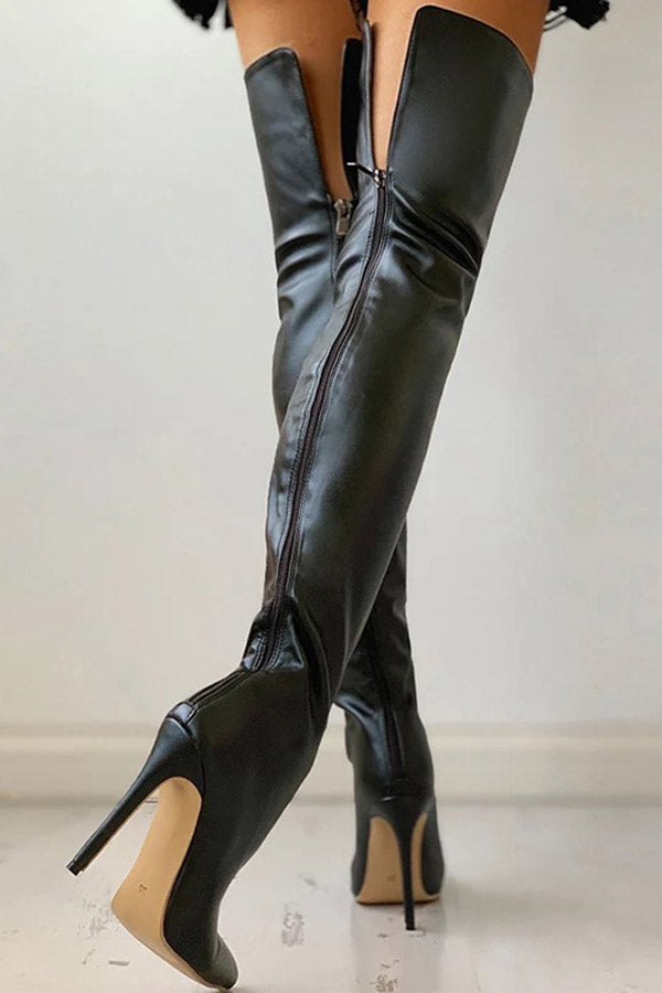 Extreme Thigh High Stretch Boots