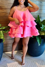 ROSYSHE Summer Cake Slip Mini Dress